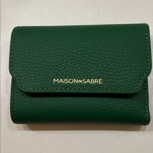 Maison de Sabré Green Leather Wallet